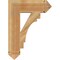 Ekena Millwork Merced Arts & Crafts Rough Sawn Bracket, Western Red Cedar, 6"W x 22"D x 30"H BKT06X22X30MRC03RWR - alternate 2